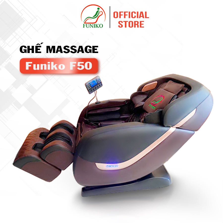 Ghế massage Funiko F50 4D di chuyển massage trị liệu toàn thân-Bảo hành 10 năm-Điều khiển giọng nói