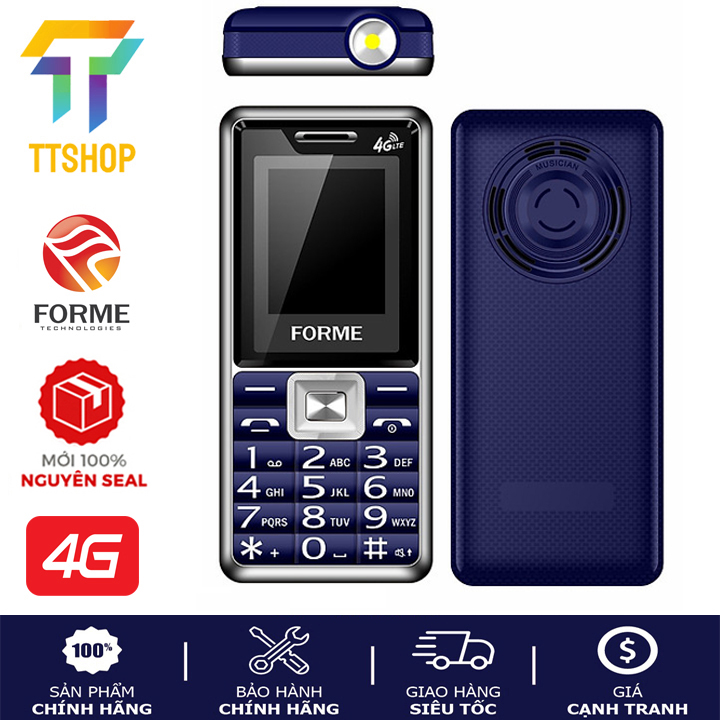 Điện thoại forme d111 4g,loa to - hàng chính hãng