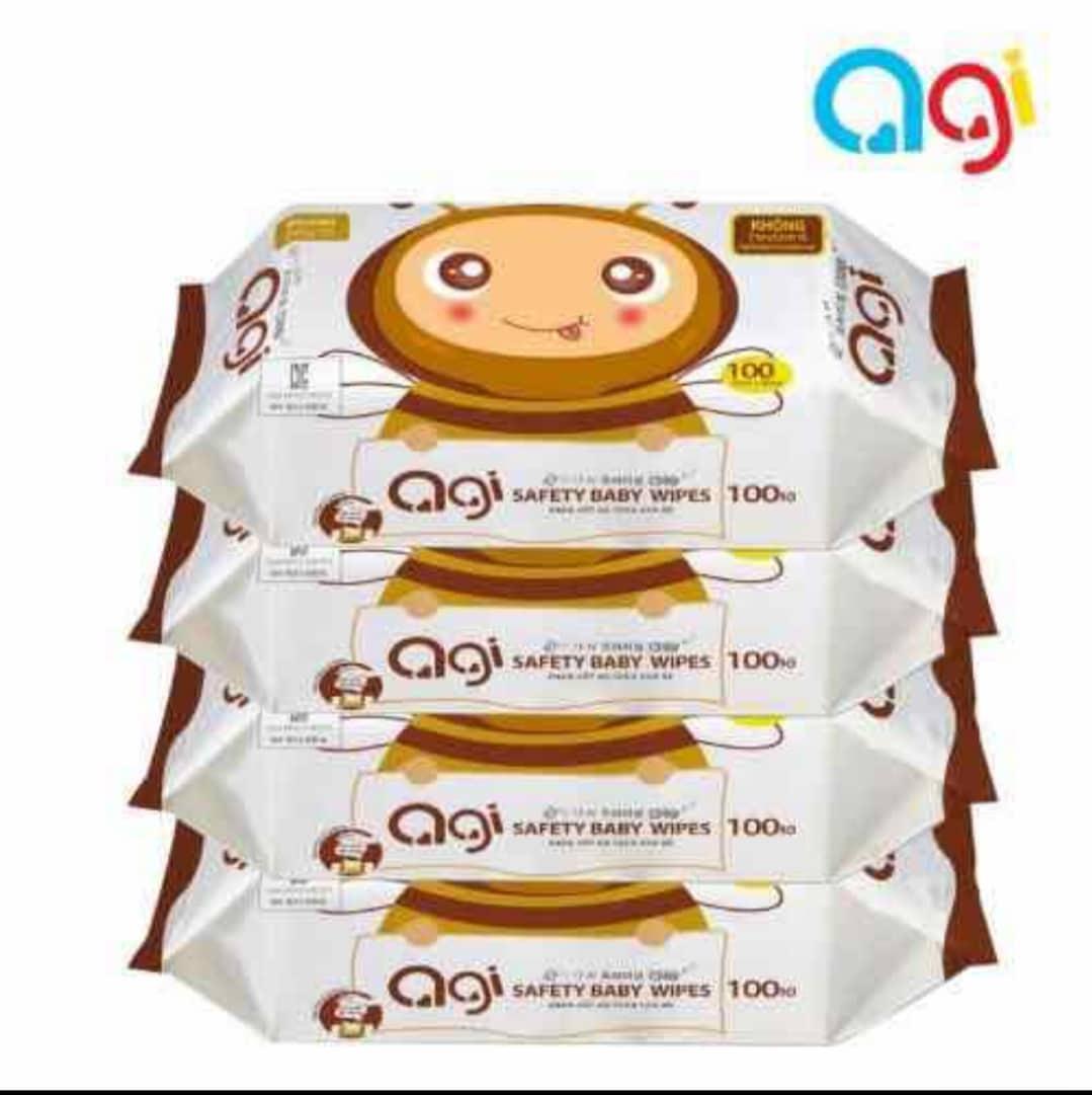 [HCM]combo 2 khăn ướt agi 100 tờ