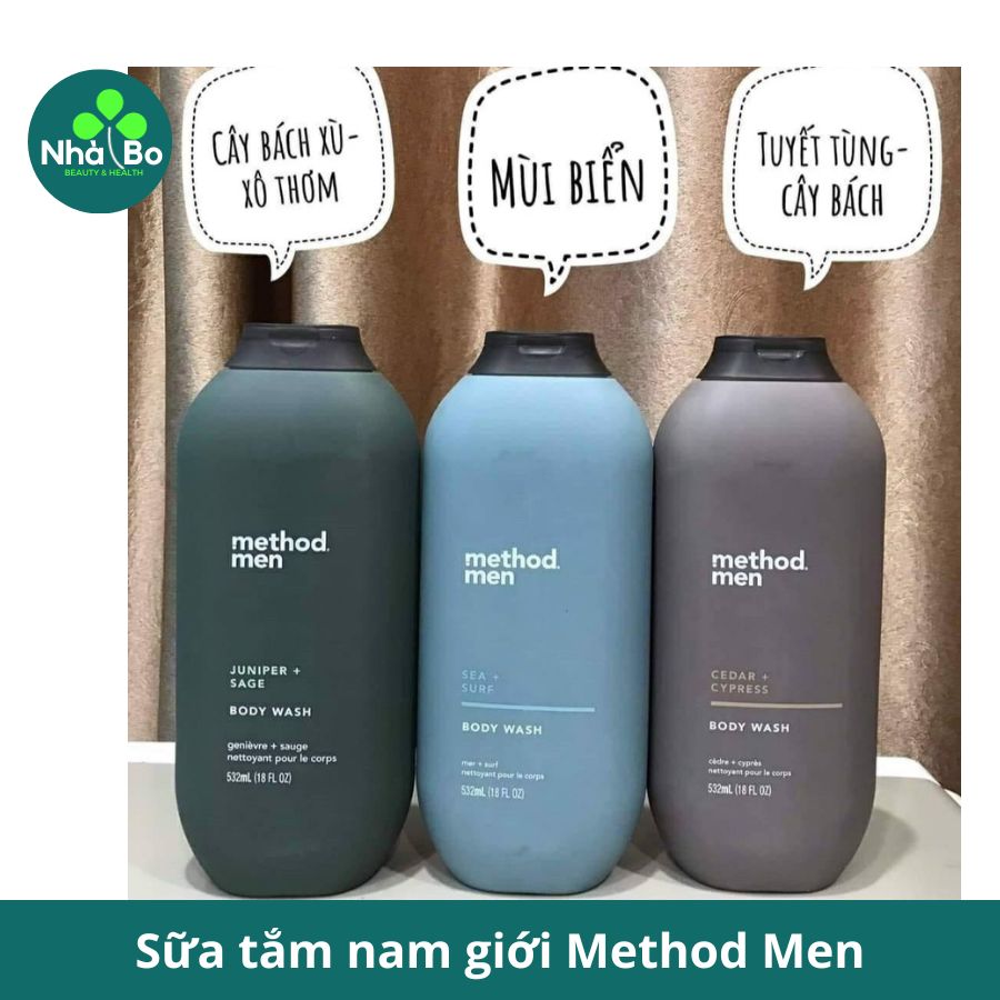 Sữa tắm cho nam giới Method Men 532ml- Hàng Úc