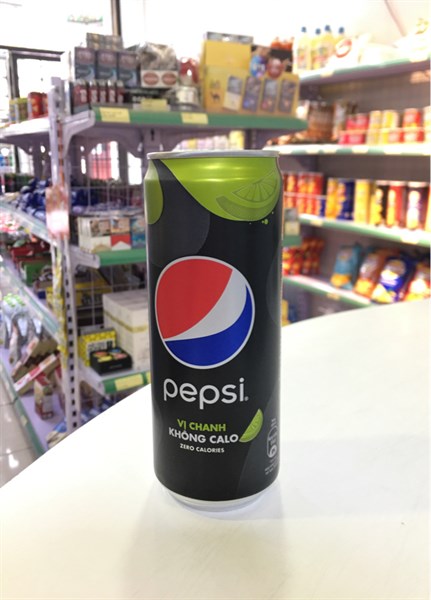 Pepsi (vị chanh không calo) 330ml (lon)