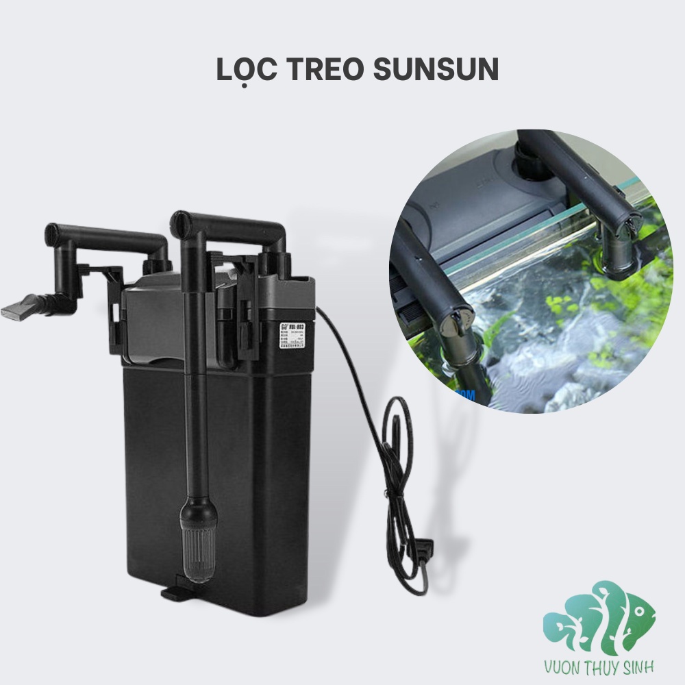 Lọc treo sunsun - máy lọc treo thành bể cá chuyên dụng hbl- 801, 802, 803
