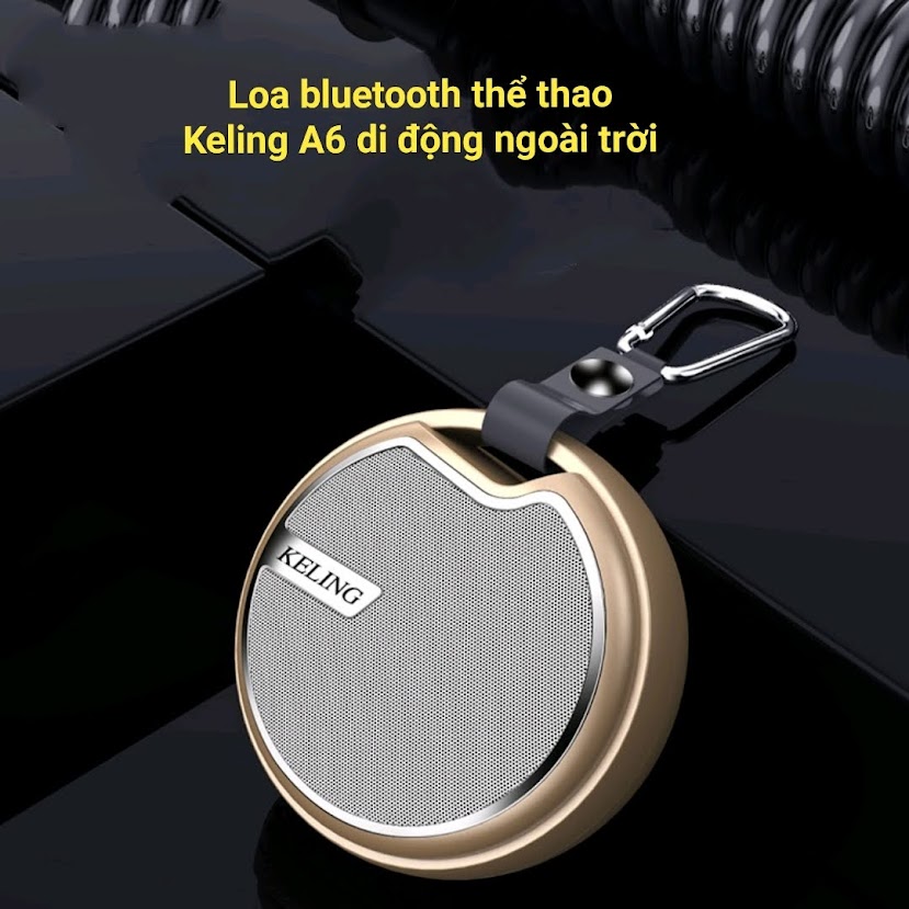 Loa bluetooth mini không dây keling a6 siêu trầm - loa di động ngoài trời