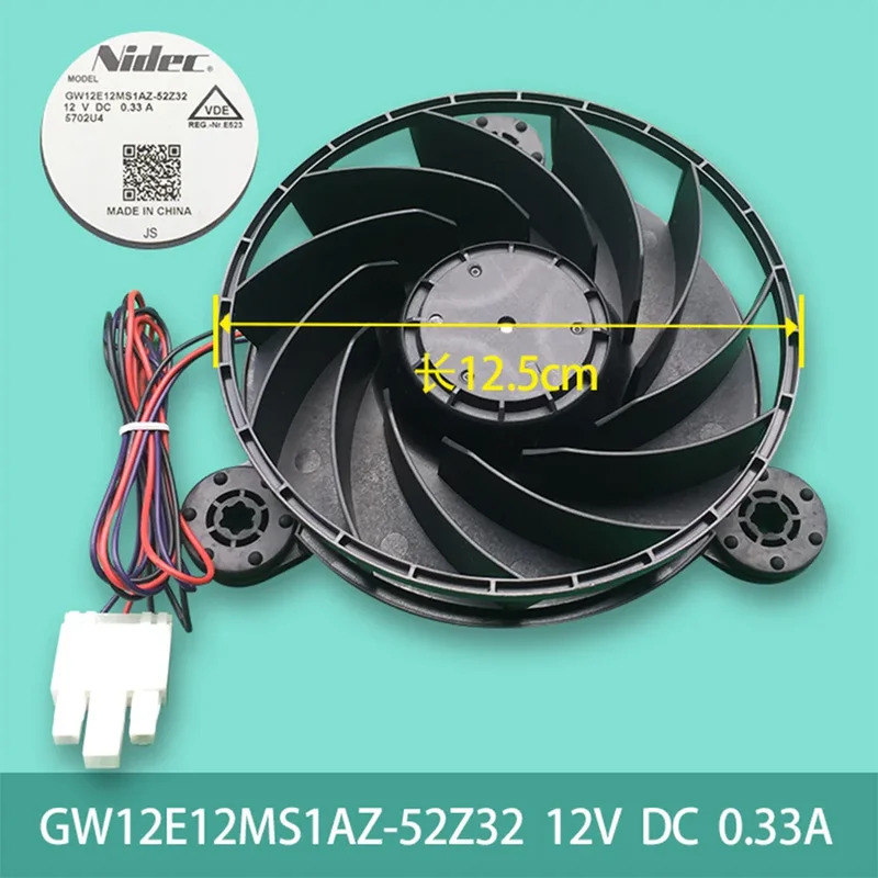1pcs 12V DC 0.33a tủ lạnh fan hâm mộ cho Haier Tủ đông làm mát Fan hâm mộ GW12E12MS1AZ-52Z32 5702u4 tủ lạnh phụ kiện