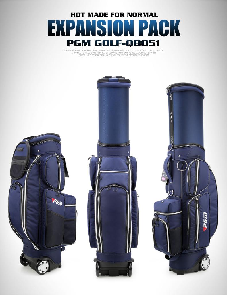Túi đựng bộ gậy golf có bánh xe kéo đi sân bay - qb051