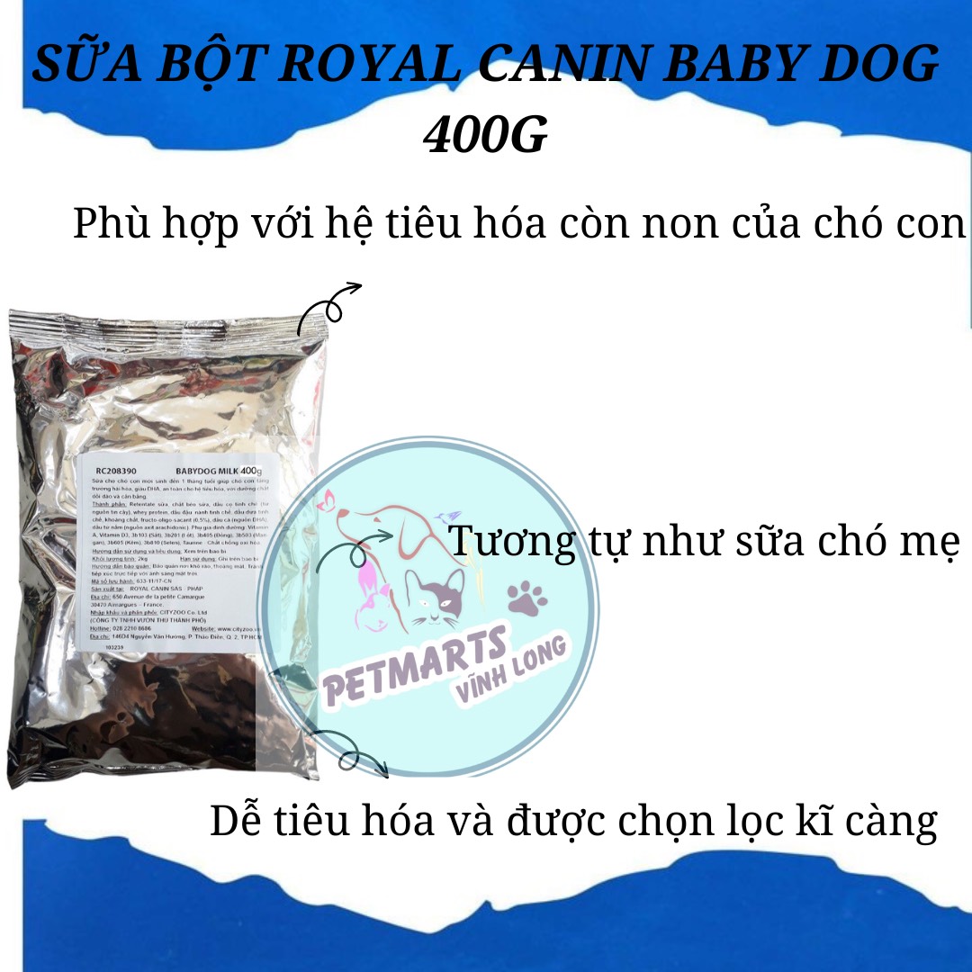 Sữa bột cho chó Royal Canin baby dog milk