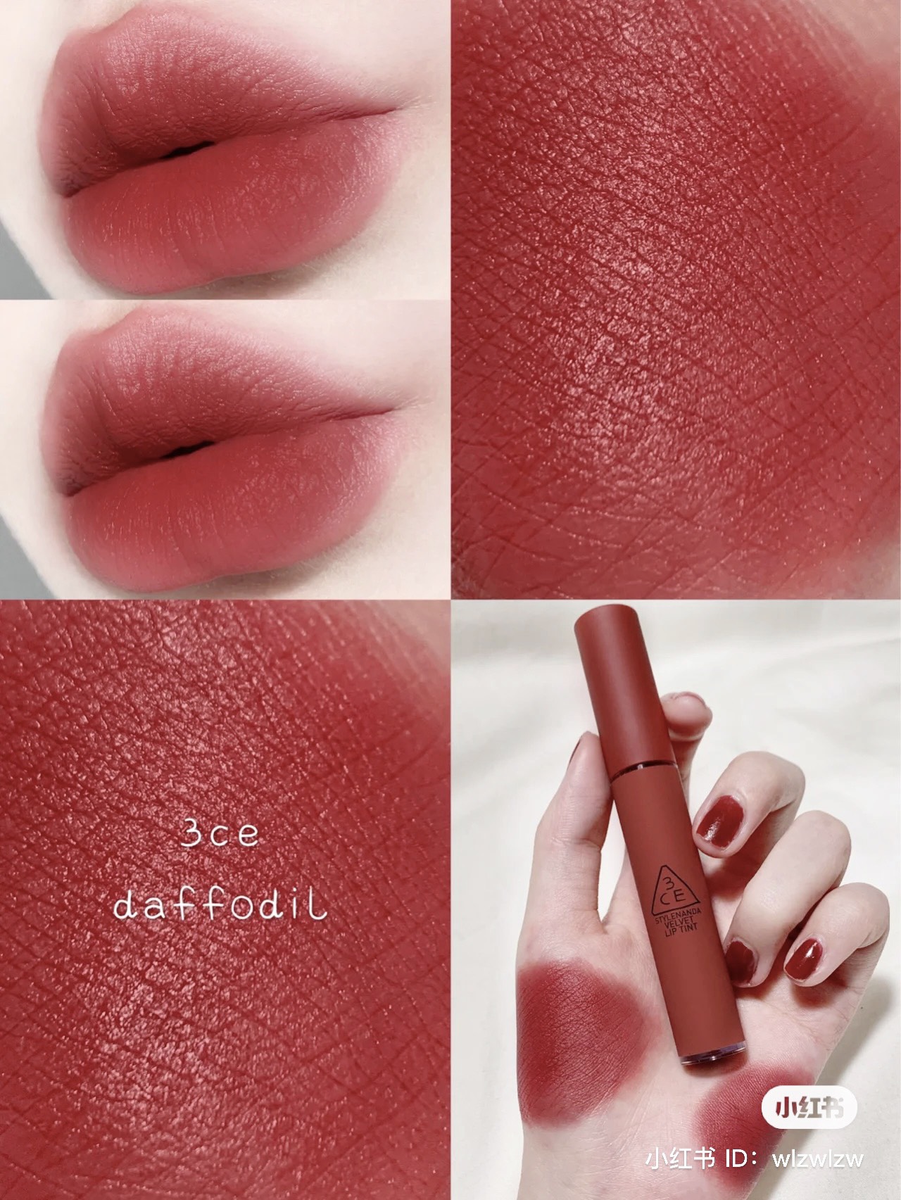Son Kem 3CE Velvet Lip Tint 4g