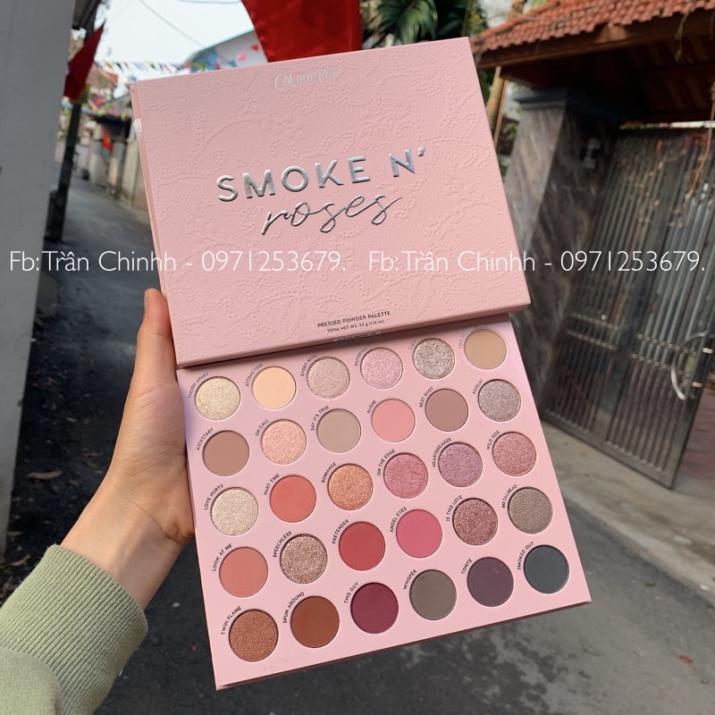 Có sẵn - Bảng phấn mắt Colourpop Smoke N Roses EyeShadow Palette