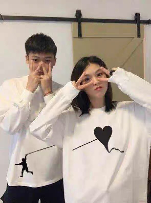 SET ÁO ĐÔI SWEATER NAM NỮ IN HÌNH DỄ THƯƠNG