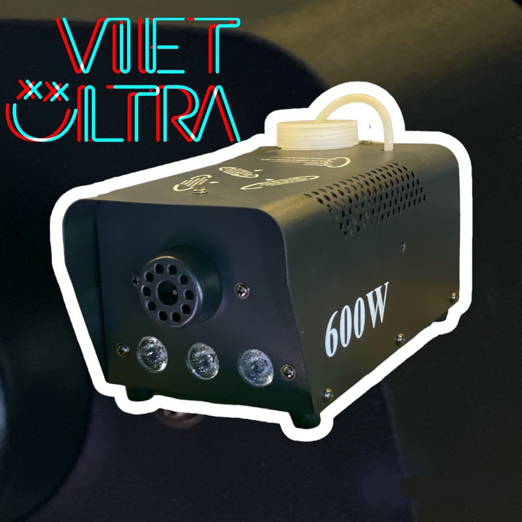 Máy khói 600w kèm đèn led