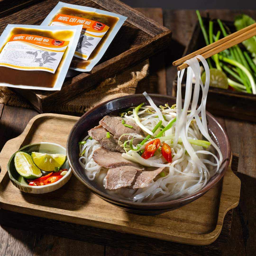Nước cốt phở bò truyền thống AnnamFood, nấu phở ăn sáng tiện lợi tại nhà - gói nhỏ nấu được 4-5 bát