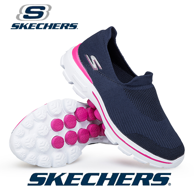 Skechers_mới go walk 5 - giày nữ giày thể thao giày thể thao nữ đôi giầy đen