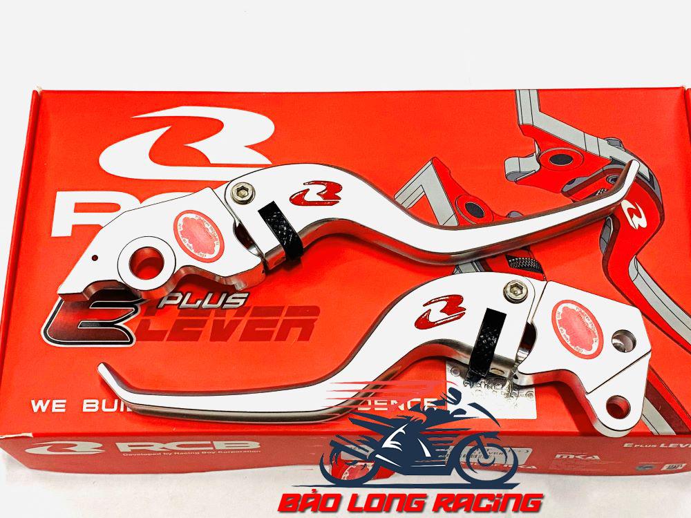 Tay thắng airblade rcb v6 chính hãng màu bạc..mẫu 01