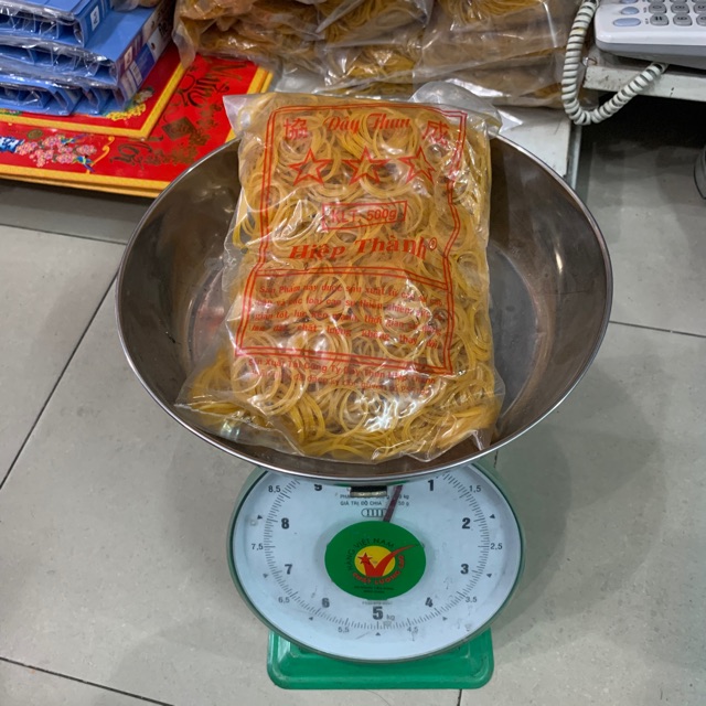 Dây thun Hiệp Thành vòng to (KHOANH LỚN) 500G/BỊCH