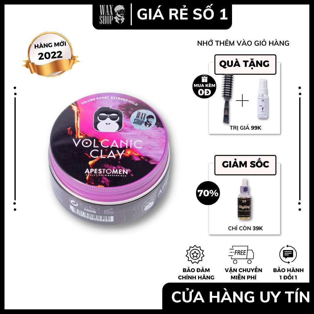 Sáp Vuốt Tóc Nam Cao Cấp Volcanic Clay - Apestomen - Hàng Chính Hãng, Bảo Hành 180 Ngày - Kèm Quà Tặng - Waxshop