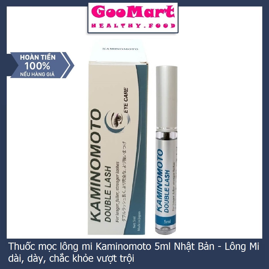 Thuốc mọc lông mi Kaminomoto 5ml Nhật Bản - Lông Mi dài, dày, chắc khỏe vượt trội