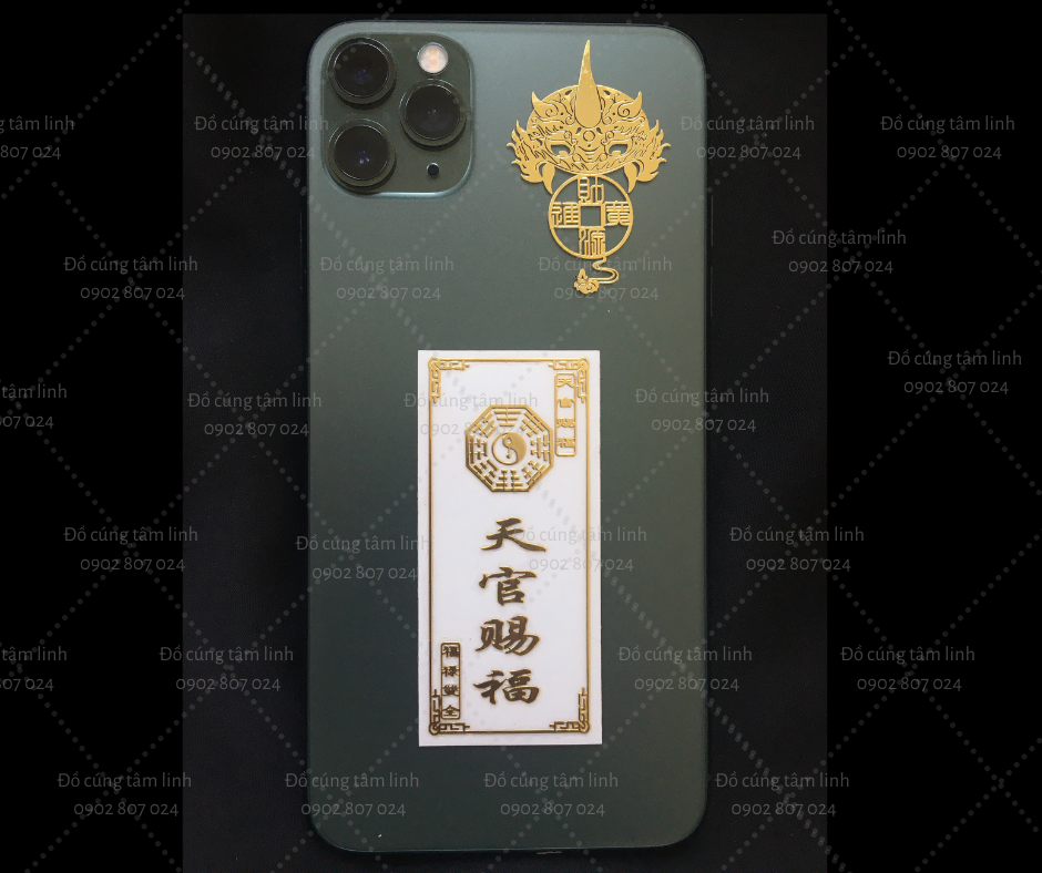 [HCM]Linh Phù trấn trạch nhà cửa dán điện thoại - hanh thông chiêu tài khai mở vận tài lộc làm ăn thuận lợi - Đã chú