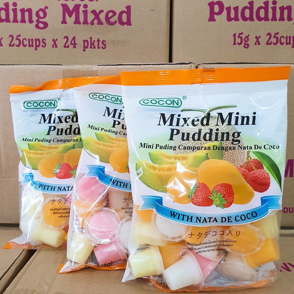 Combo 12 gói thạch rau câu trái cây cocon