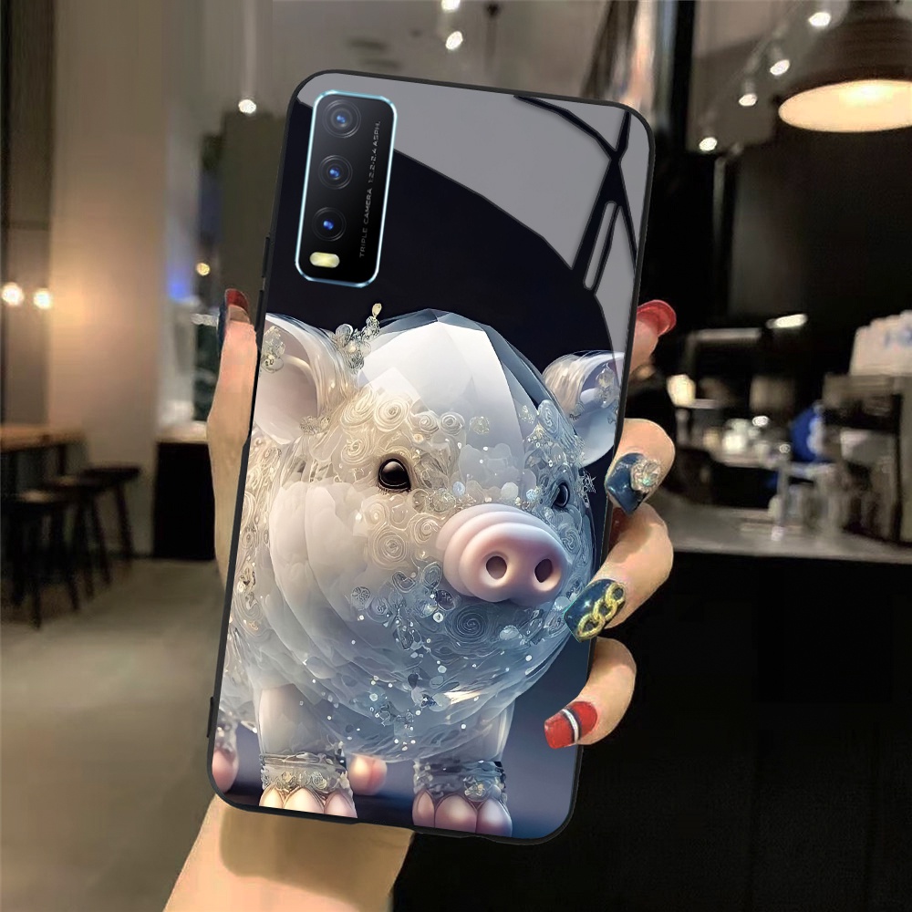 Ốp lưng Vivo Y20, Y20S, Y12S, V20SE Thiết kế bộ 12 con giáp siêu đẹp