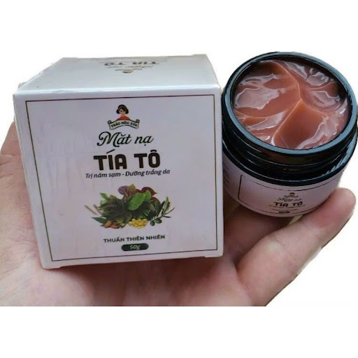 Mặt nạ tía tô dưỡng da thảo mộc xưa