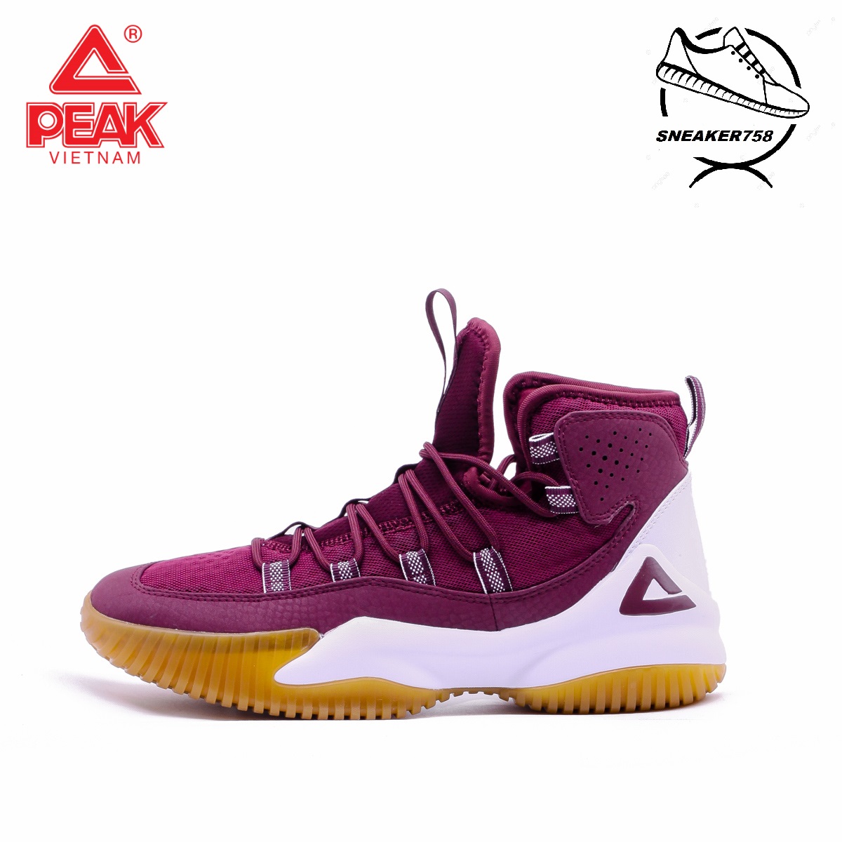 Giày peak streetball master da830551 – đỏ đun