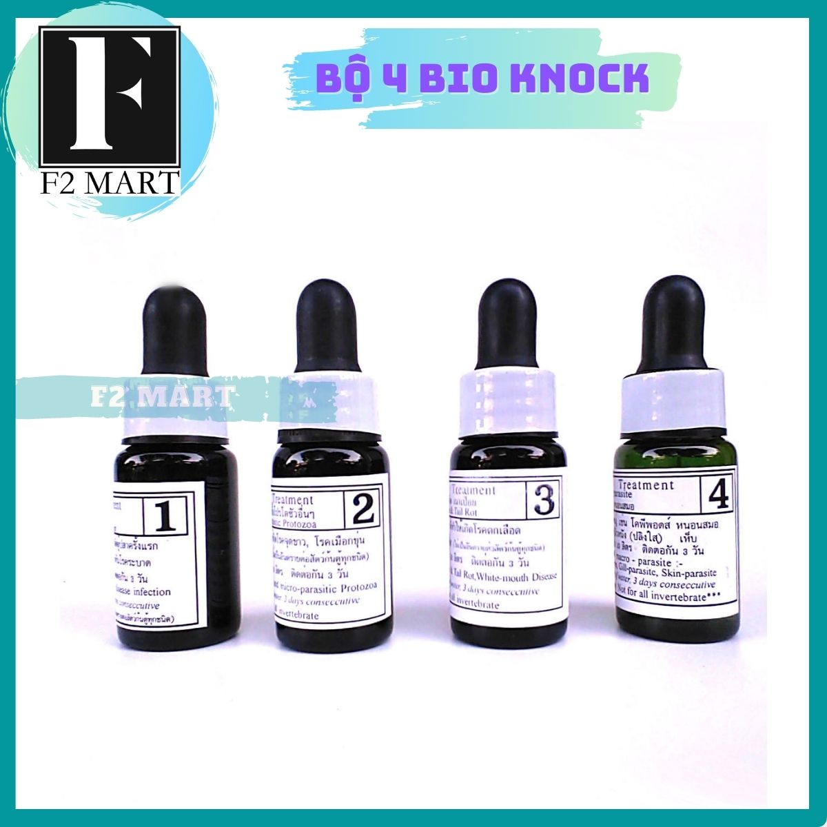 Bộ sản phẩm Bio nock-Sản phẩm hỗ trợ cá cảnh-Made In Thái Lan