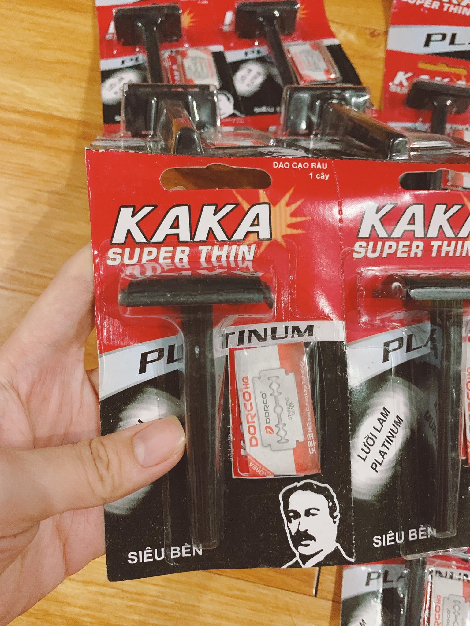 Dao cạo râu kèm lưỡi lam kaka