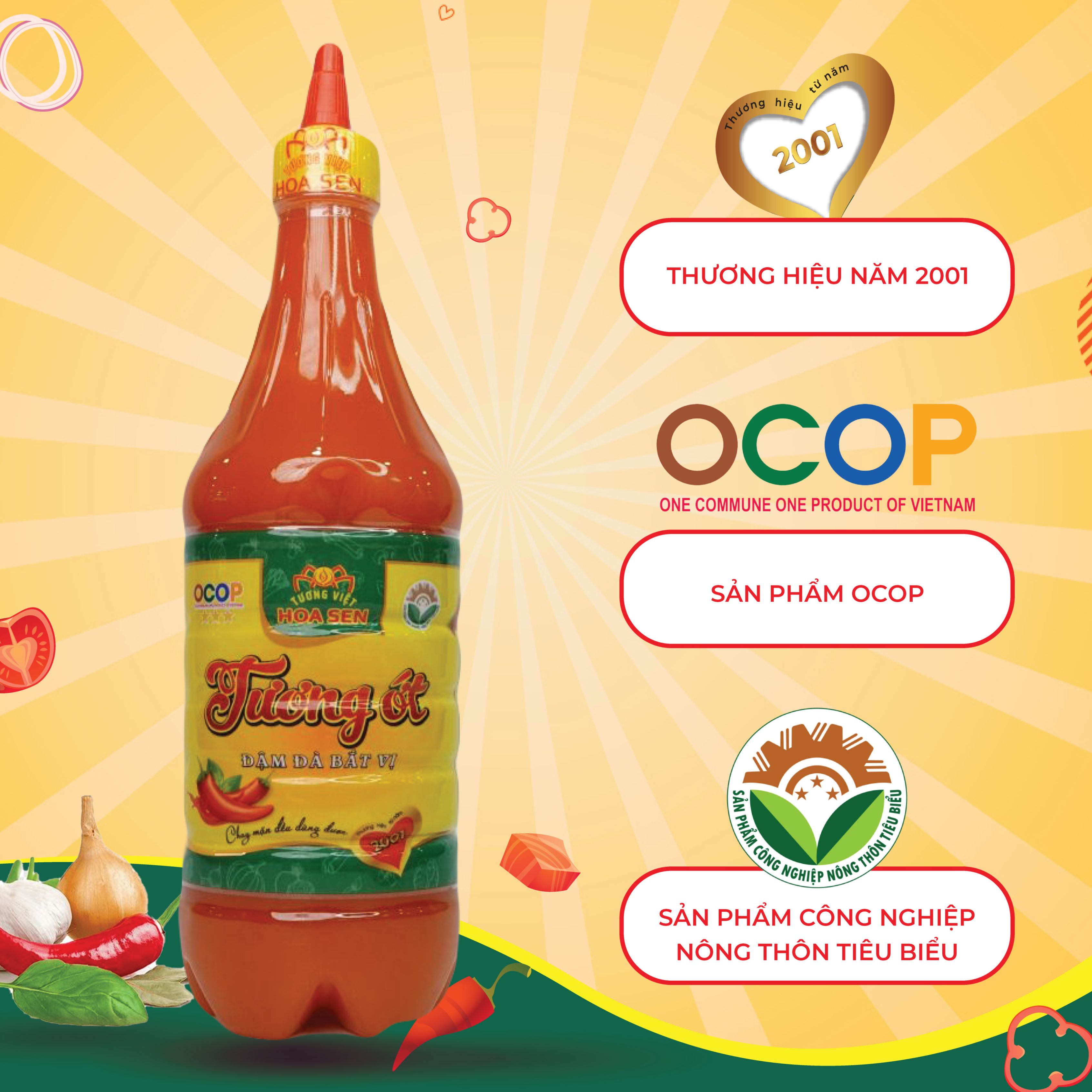 Tương ớt 700gr - Tương Việt Hoa Sen