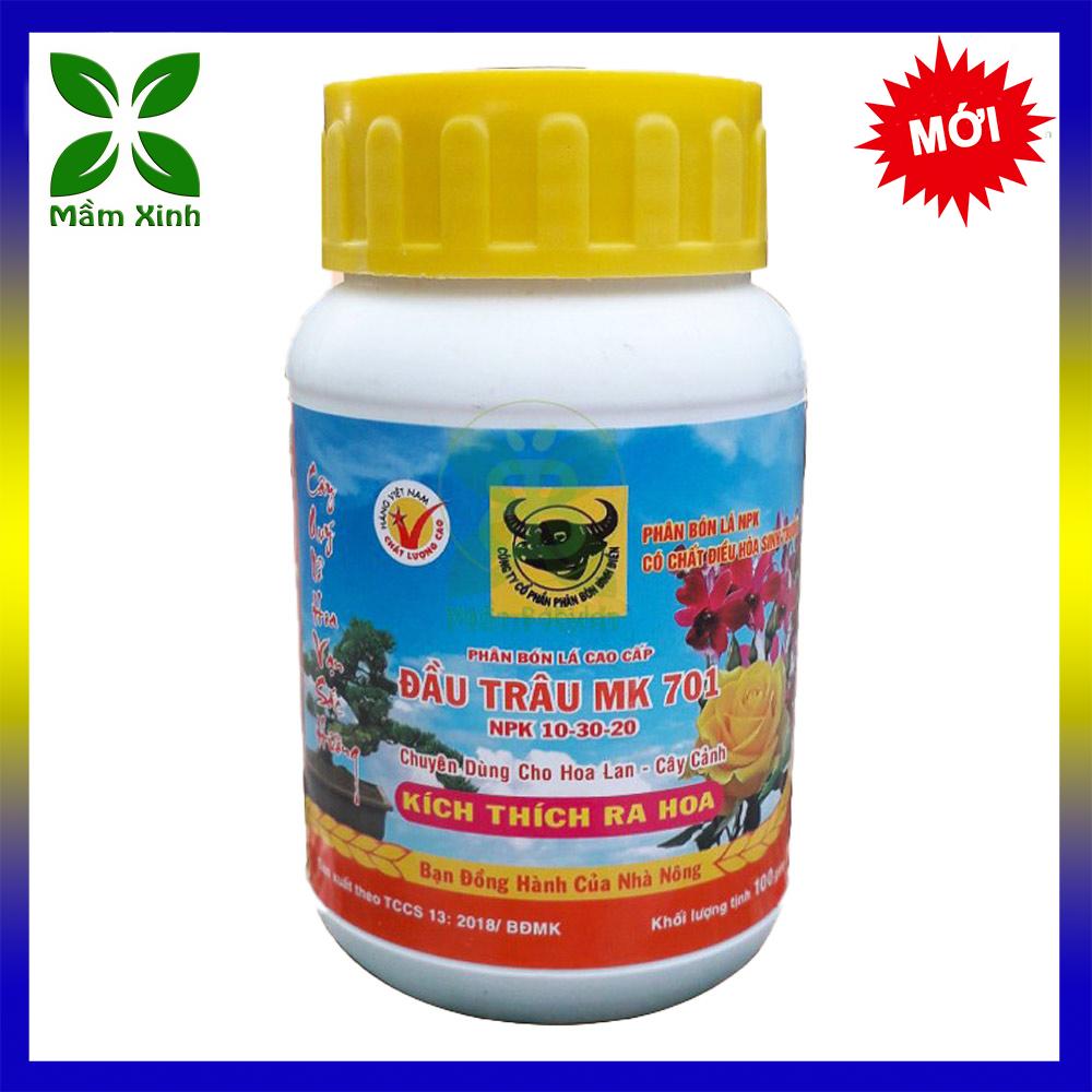 Phân Bón Đầu Trâu 701 Kích Thích Ra Hoa 100Gr xả kho