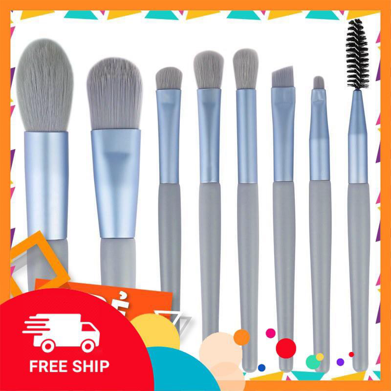 Set 8 cọ mini lông mềm cao cấp tiện lợi mang đi du lịch🏖🏖