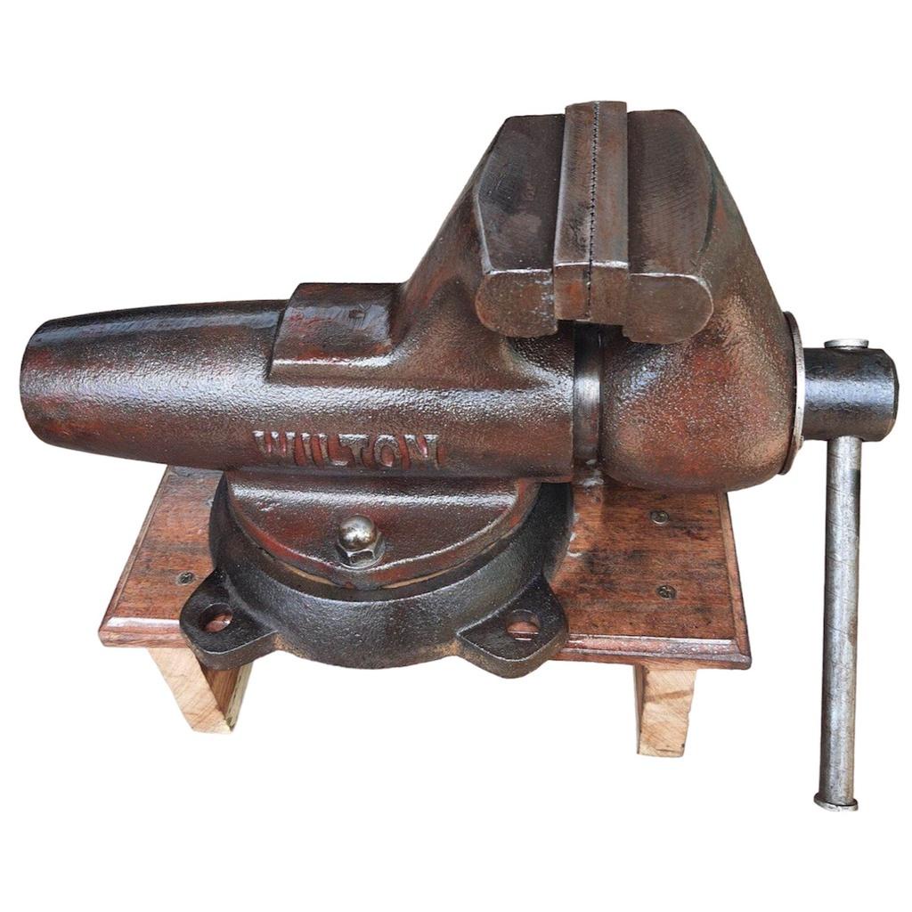 Ê tô wilton usa miệng mở 150mm , vintage 6inch wilton bullet vise jaws