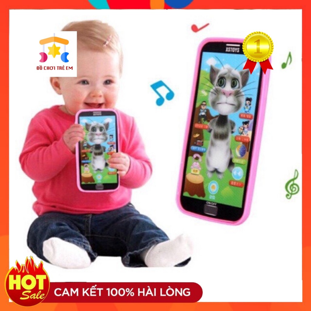 [HCM][Tiếng Việt] Đồ Chơi Điện Thoại Mèo Tom Thông Minh Cho Bé