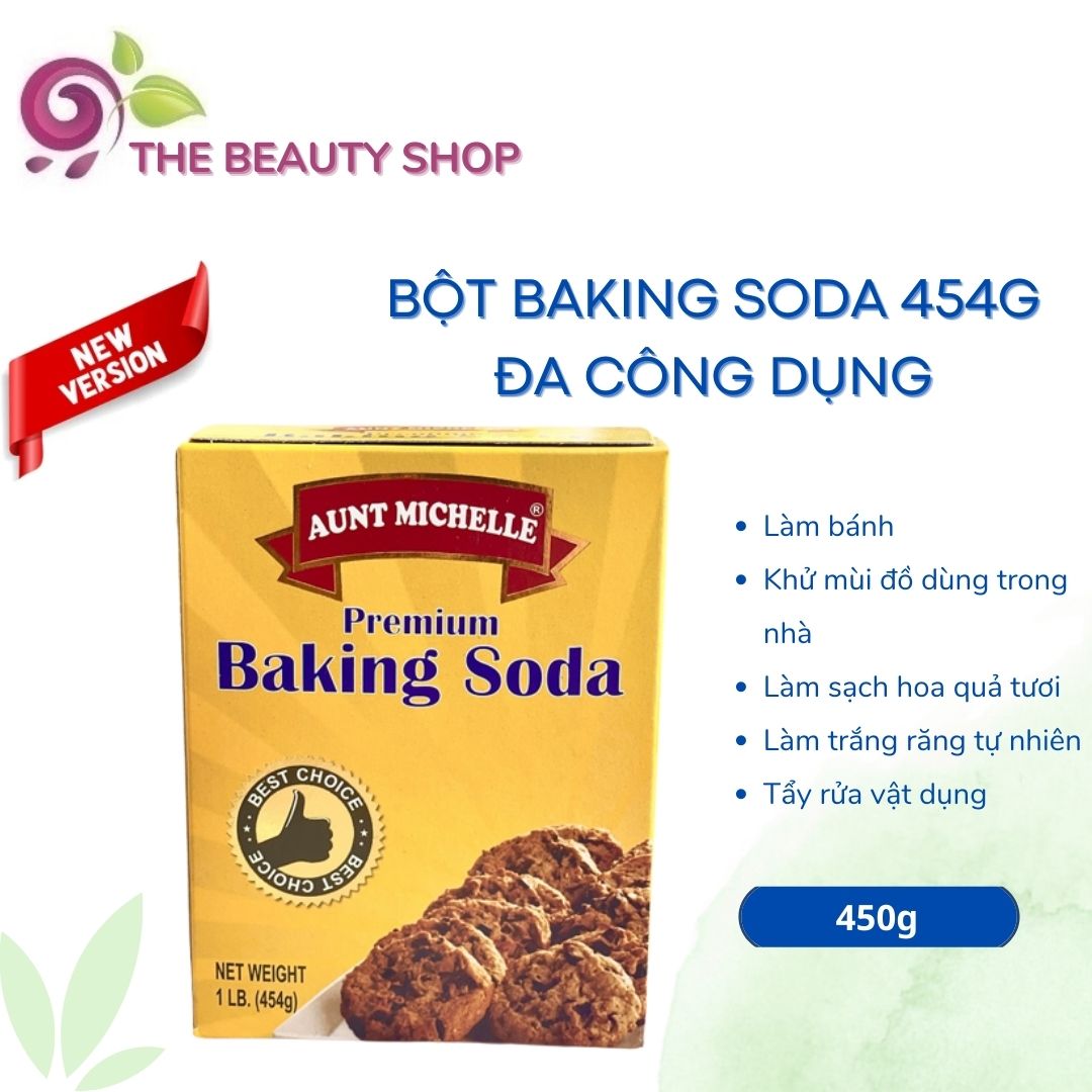 Bột Baking Soda công dụng 454g - Thương hiệu: Aunt Michelle