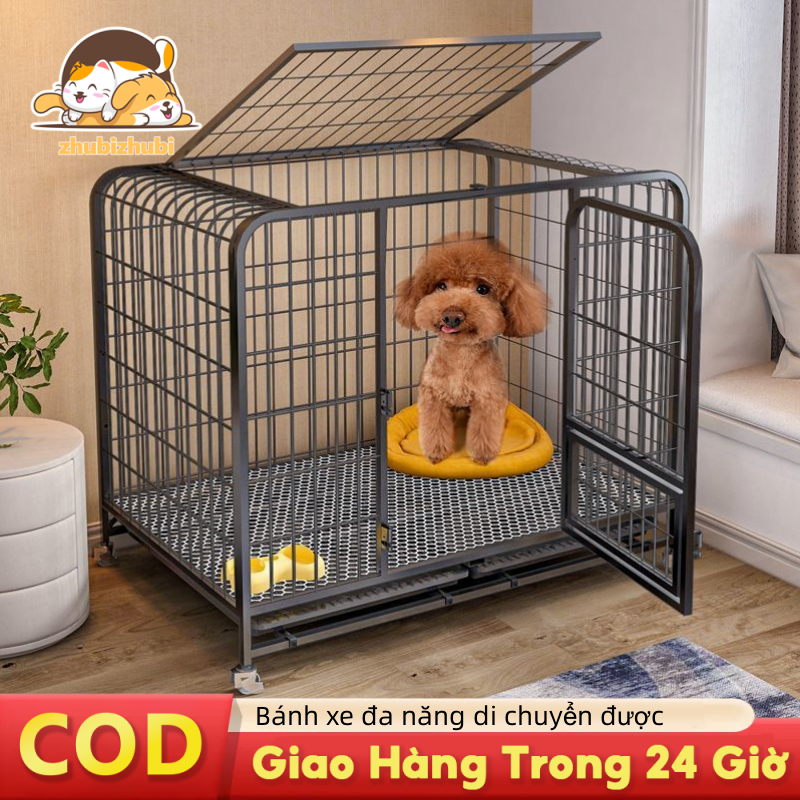 ⭐Bảo Hành 5 Năm⭐Chuồng Chó Chuồng Nuôi Chó Nhà Cho Mèo Dày Lên Bền Bỉ Và Chống Rỉ Sét Có Phòng Tắm Riêng Có Thể Sử Dụng Cả Trong Nhà Và Ngoài Trời
