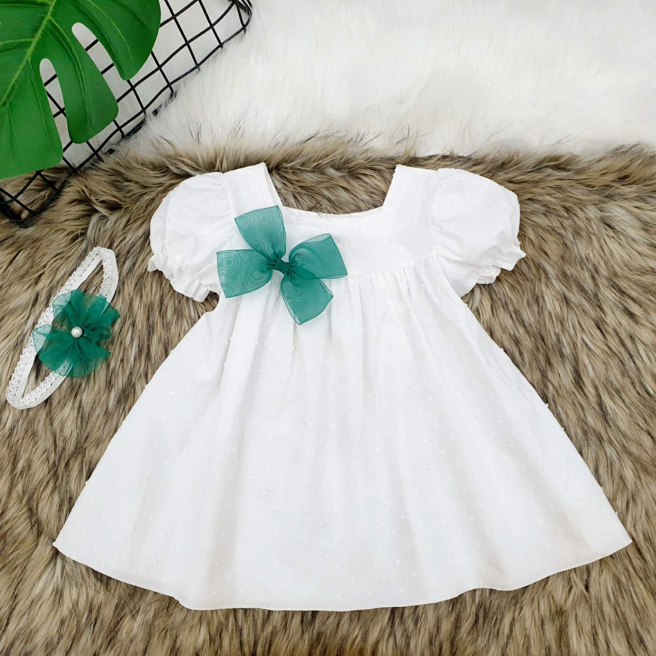 [ CÓ QUÀ TẶNG 💝] Đầm đầy tháng, đầm thôi nôi cho bé