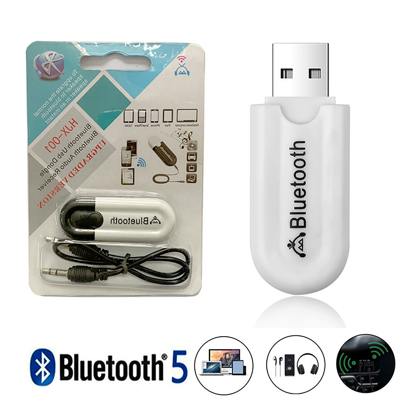 【Flash Sale】 Không dây Bluetooth Adapter amp USB Dongle cho Iphone Android điện thoại di động máy tính PC xe loa 3.5mm âm nhạc stereo Receiver