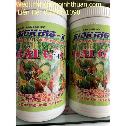 Bioking - K - Rải Gốc giúp cho cây trồng giúp ra rễ, giải độc phèn, ngộ độc hữu cơ