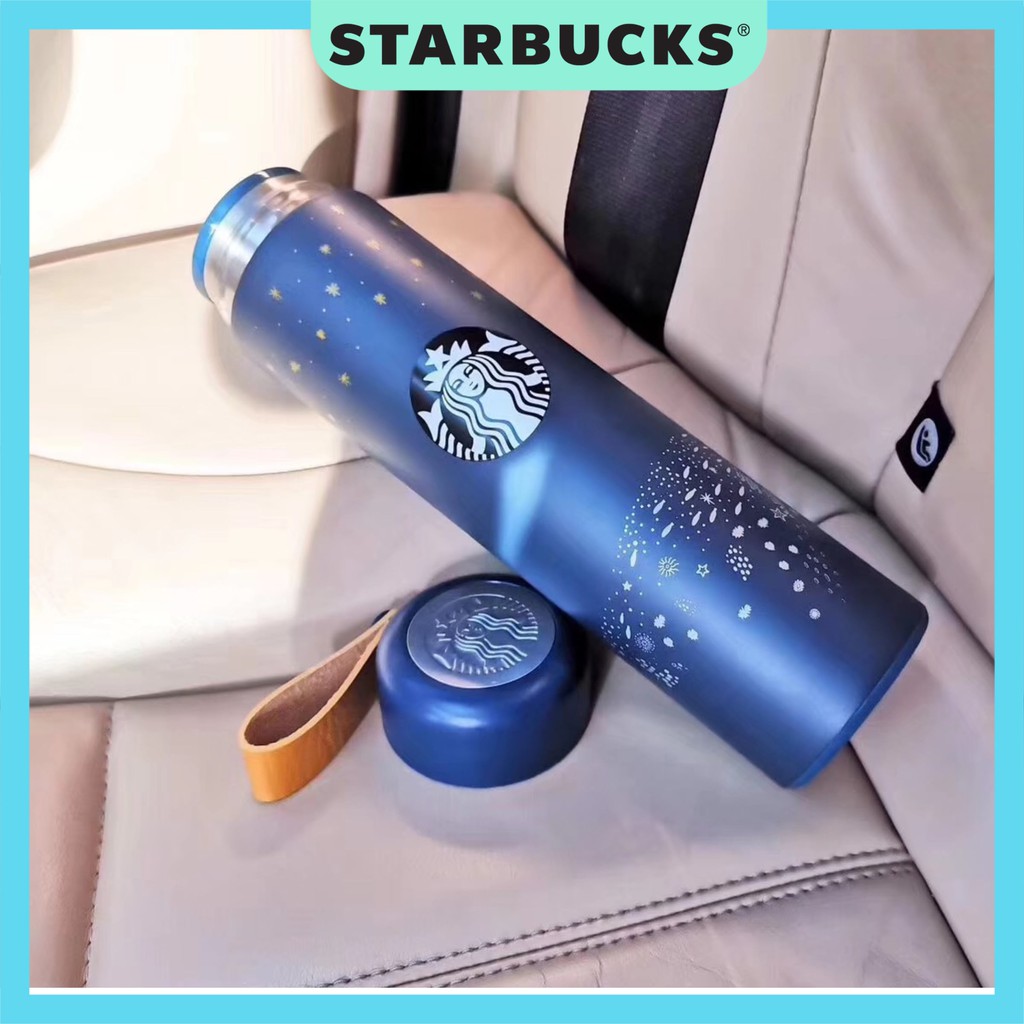 Bình giữ nhiệt Starbucks Anniversary Ocean Blue dung tích 500ml