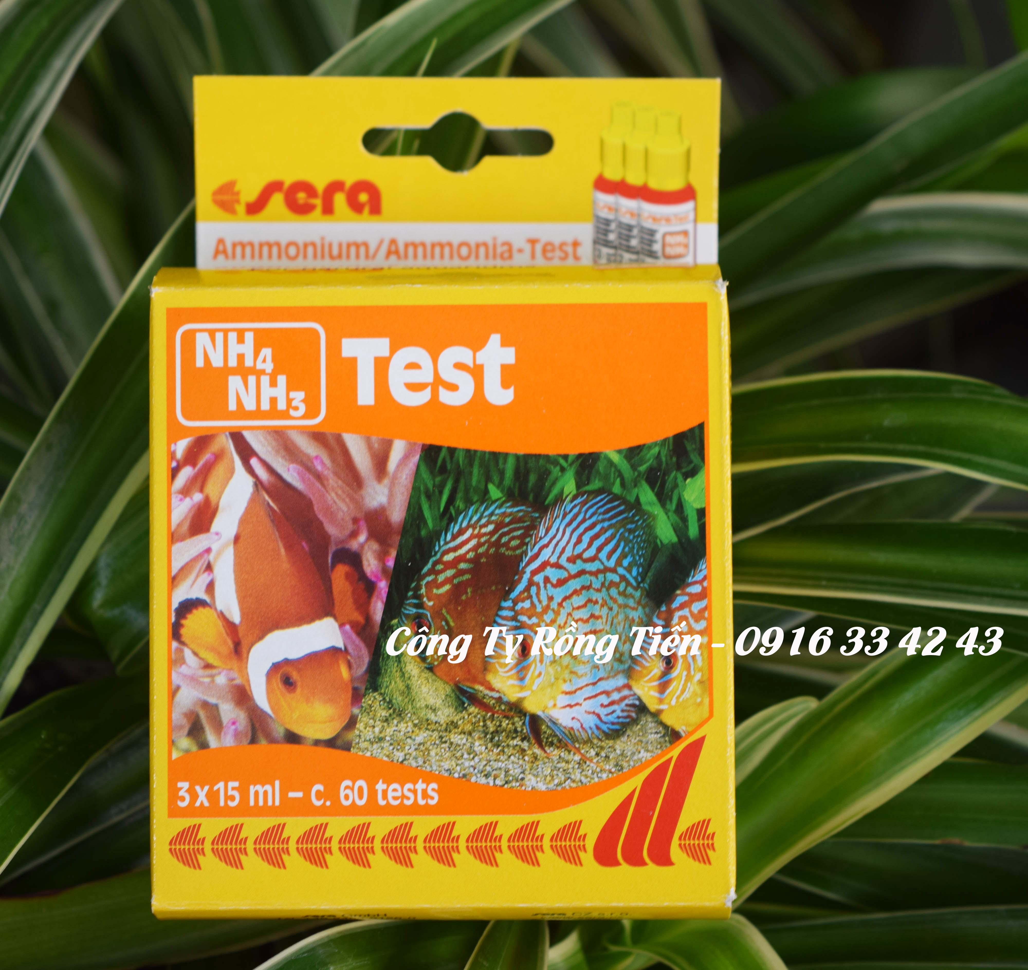 Test Kit kiểm tra thông số NH3/NH4 trong ao nước nuôi tôm nuôi cá thủy hải sản
