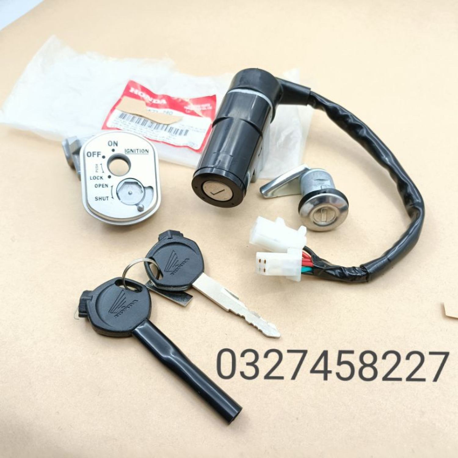 Bộ ổ khóa điện xe wave s100 , rs zin chính hãng honda