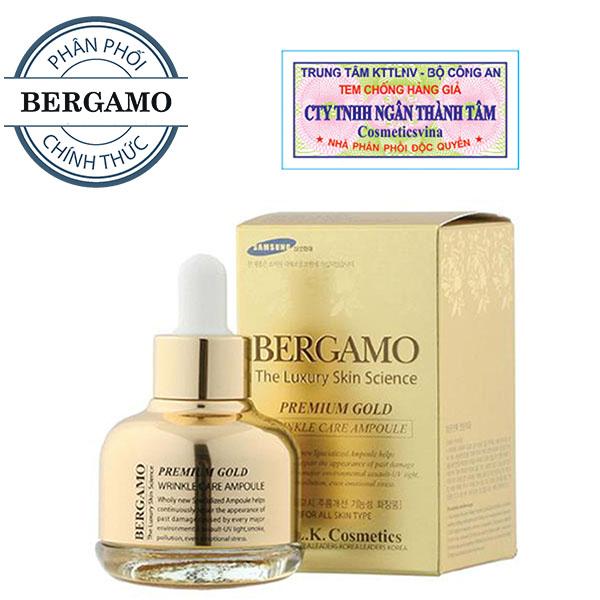 [HCM]Serum Chống Lão Hóa Bergamo Premium Gold 30ml (HÀNG CHÍNH HÃNG)