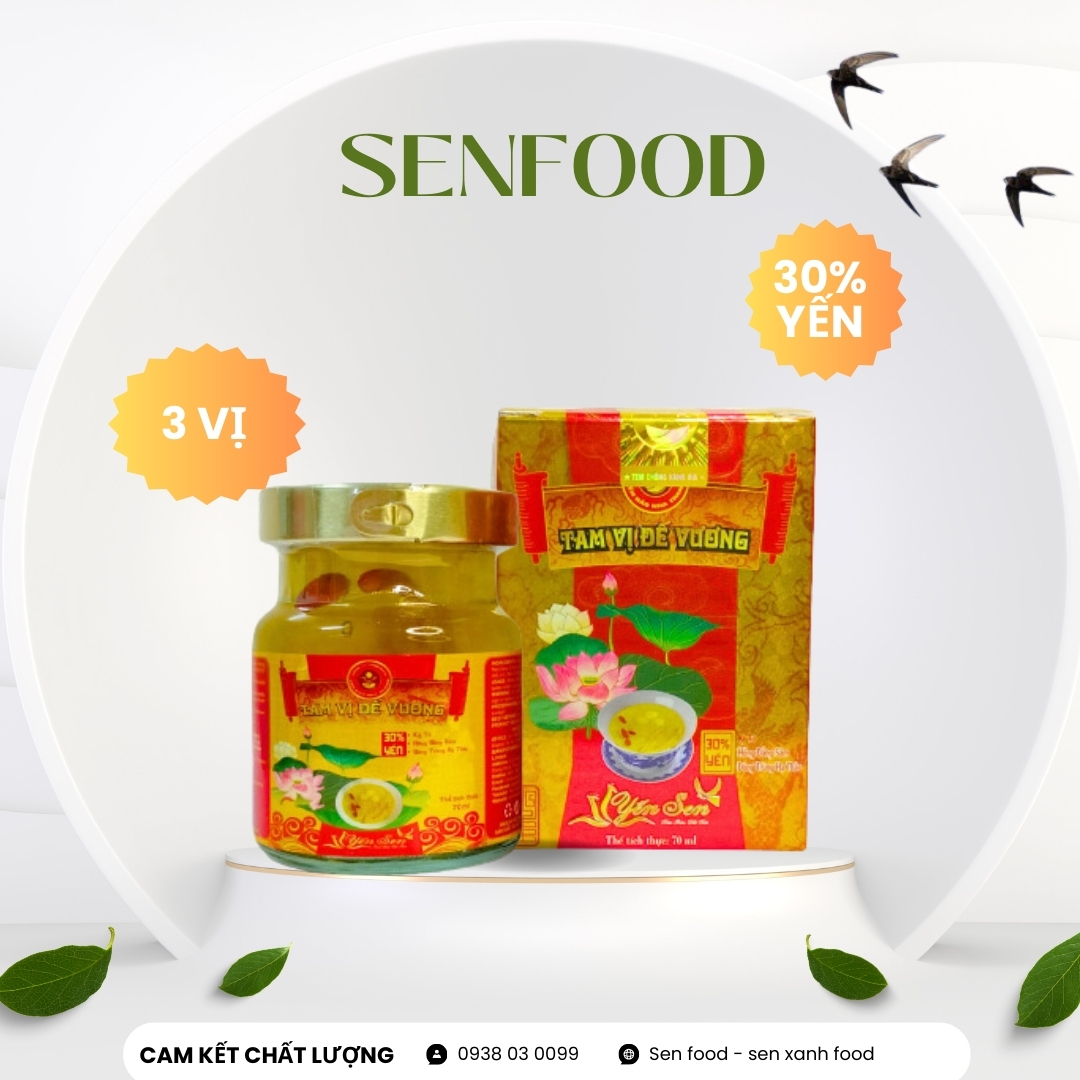 Yến Sen tam vị đế vương thượng phẩm 30% yến hộp đơn 70ml