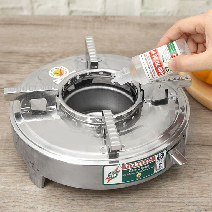 Bếp cồn inox - bếp cồn -bếp cồn khô gia đình để ăn lẩu,nướng