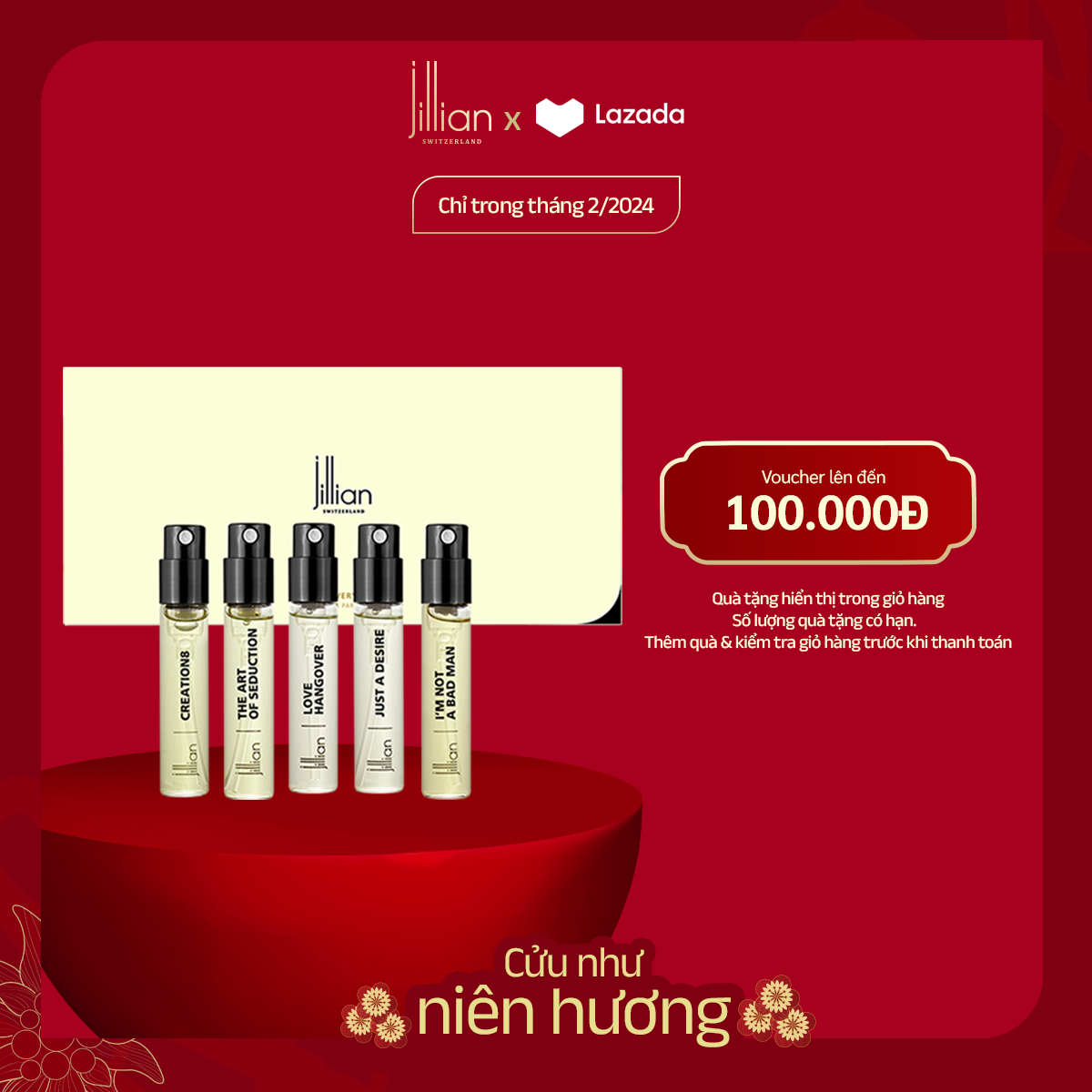 Set nước hoa jillian nam men's discovery 5x2.5ml