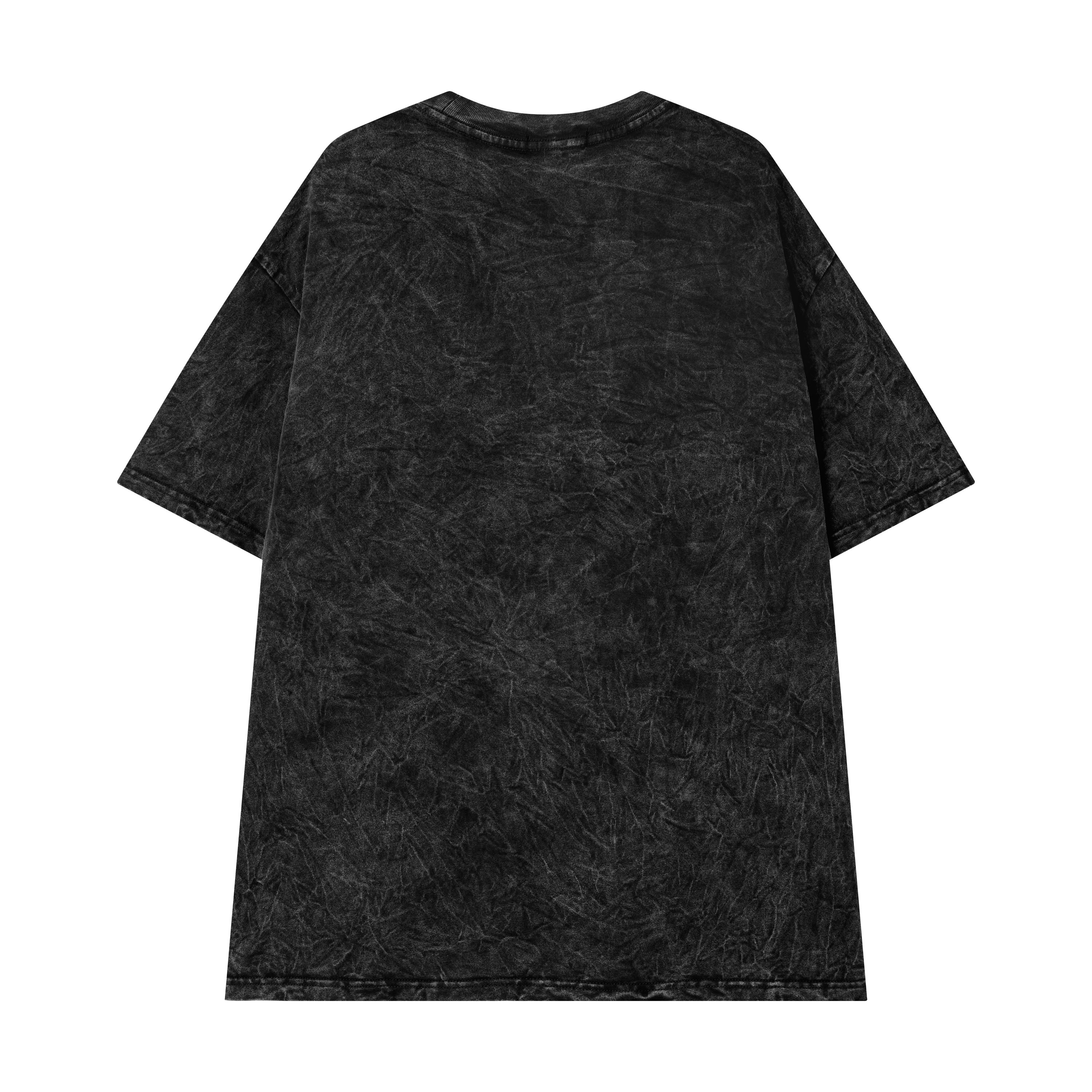 Bling Wash Tee - Màu Đen - Áo thun wash banawa nam nữ unisex 100% cotton tay lỡ form rộng