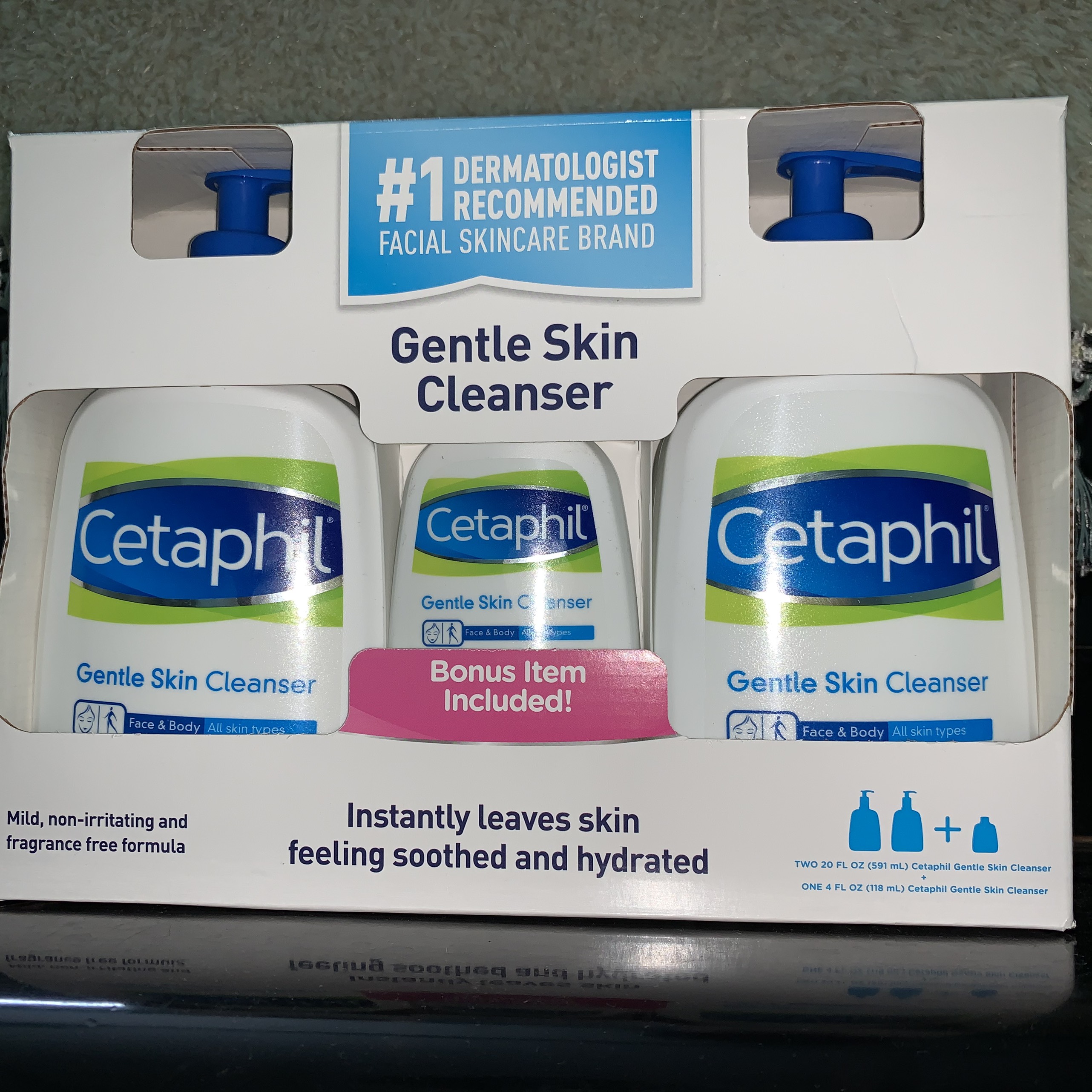 Mỹ Bộ Sữa Rửa Mặt Cetaphil cho da nhạy cảm