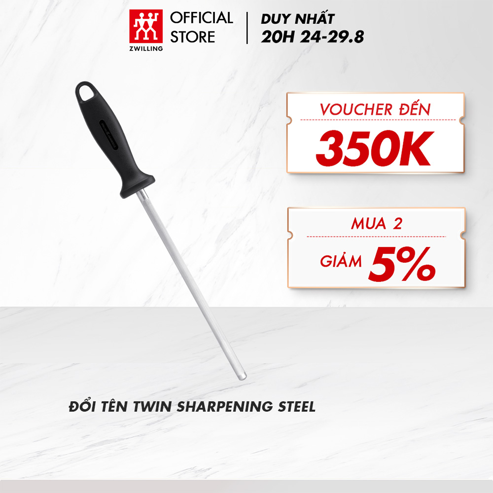 Cây mài dao ZWILLING Twin Sharpening Steel 23cm - bằng thép không gỉ cao cấp