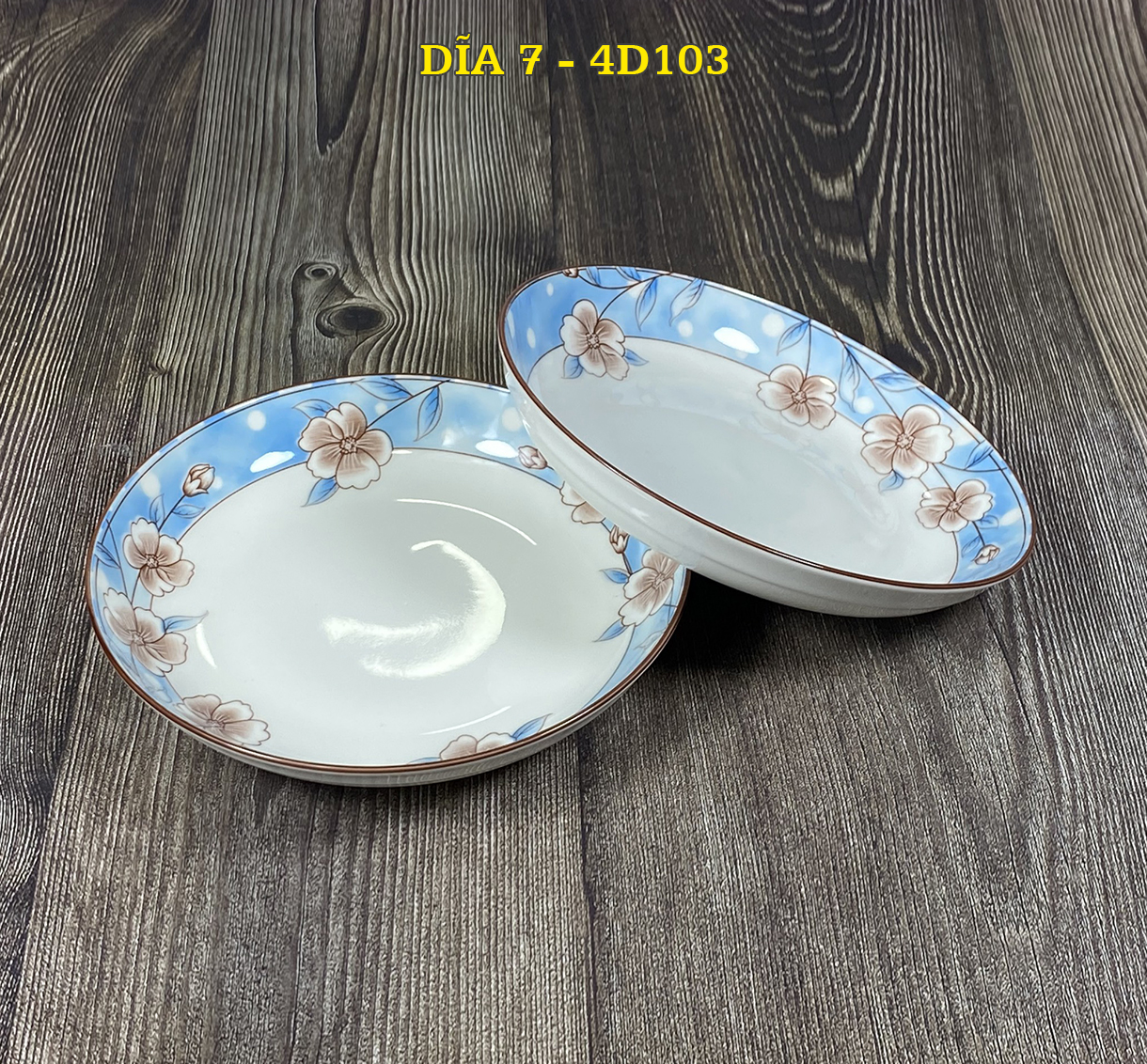 Đĩa 7 4d103 sứ bát bảo cao cấp, since_1977