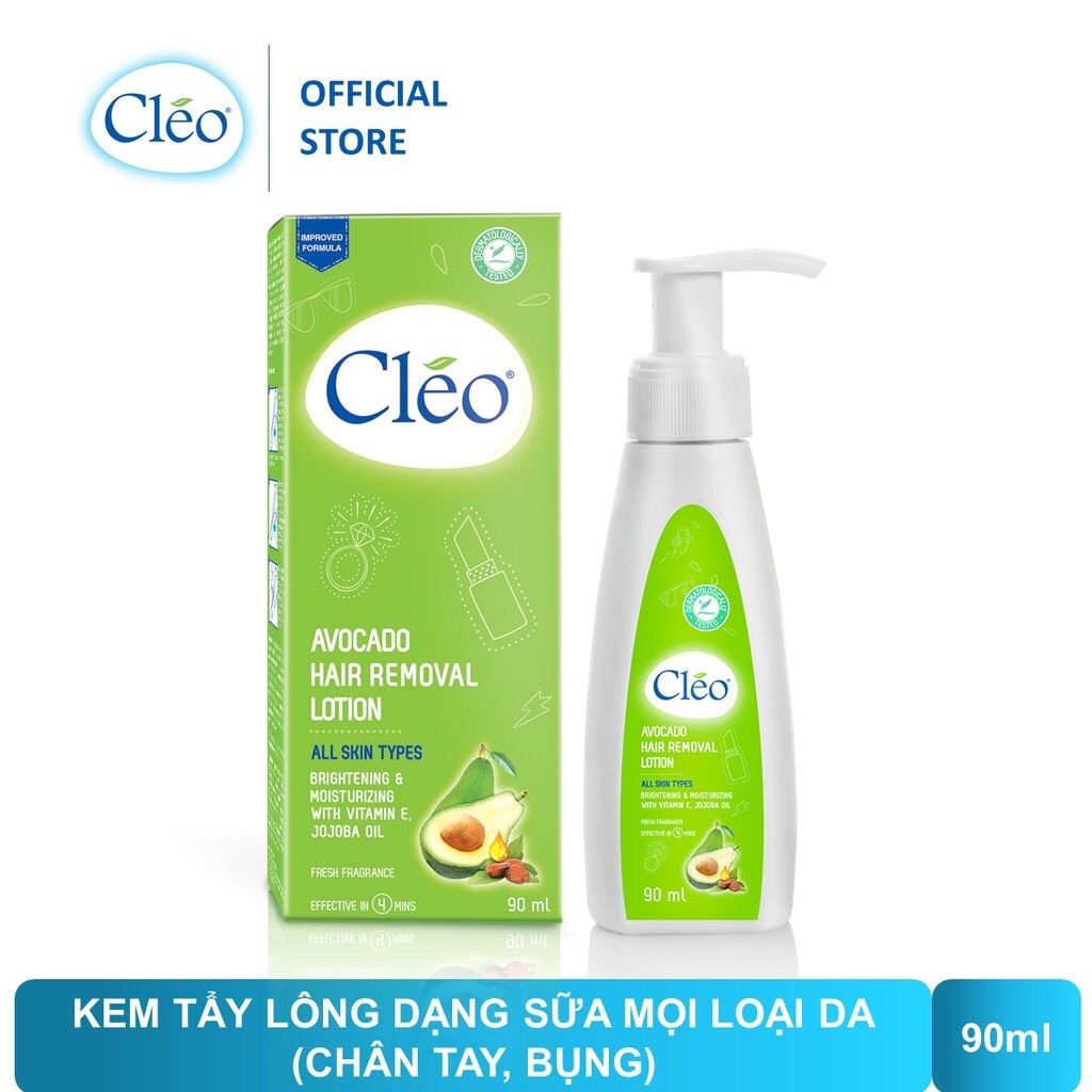 KEM TẨY LÔNG VÙNG KÍN CLEO 90G CHÍNH HÃNG