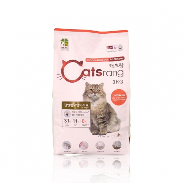 Catsrang 3kg thức ăn khô cho mèo lớn trên 6 tháng tuổi